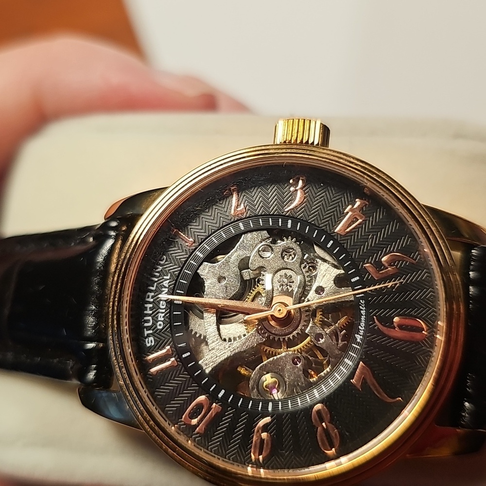 Stuhrling Skeleton Watch CAL ST 90050